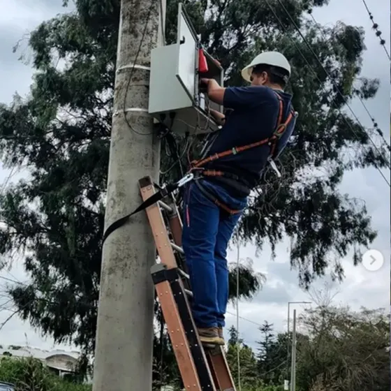 Instrumentación y control de tableros de distribución, sensores en Barrio Los Alamos